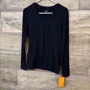 Champion Black Long Sleeve Tee